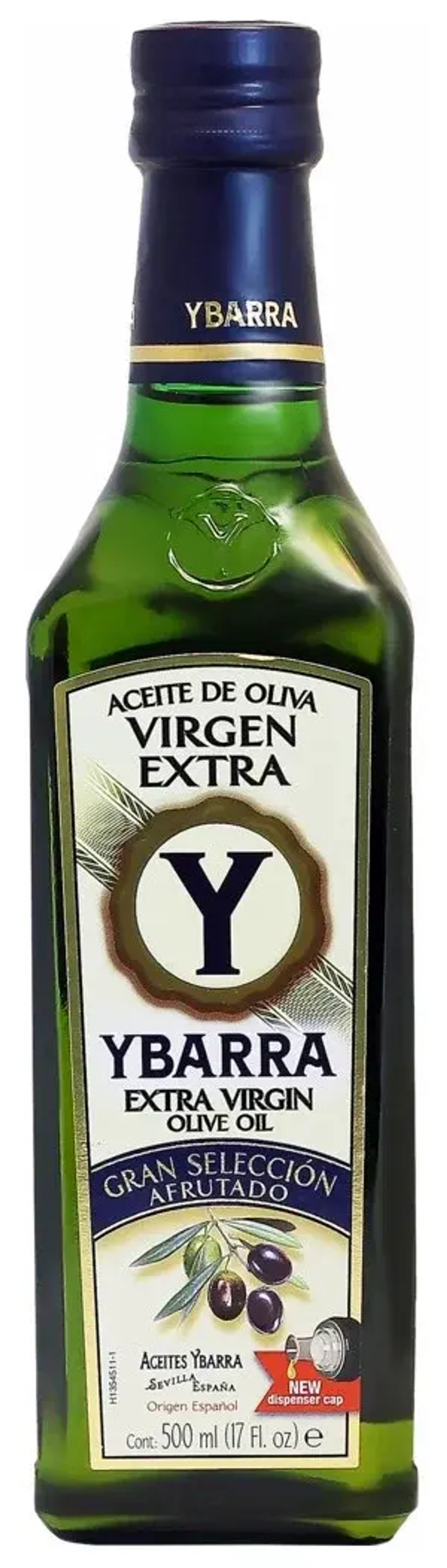 Оливковое масло YBARRA GRAN SELECCION Extra Virgin 500мл Испания