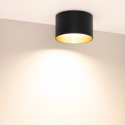 Светильник SP-BISCOTTO-R140-15W Warm3300-MIX (BK-GD, 80 deg, 230V) (Arlight, IP54 Металл, 5 лет) 055027