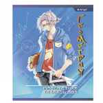 Комплект предметных тетрадей А5 36л., 10 предметов, со справочным материалом, скрепка, мелованный картон (стандарт), блок офсет, Alingar "Anime boys"