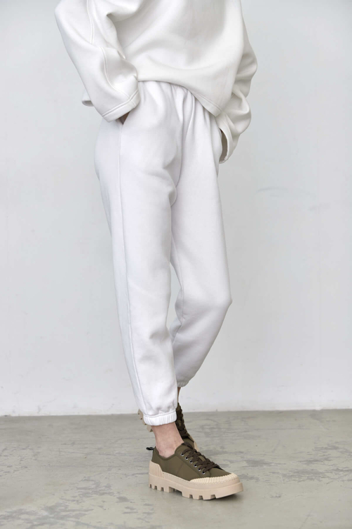 Худи на молнии из футера с начесом, светло-серый меланж