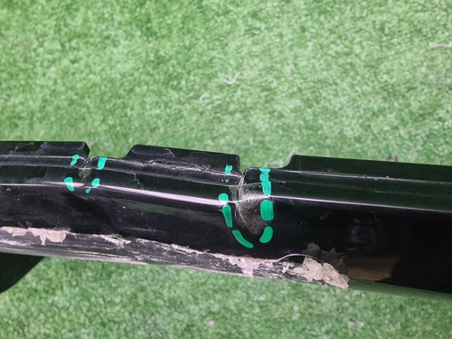 Накладка заднего бампера BMW M4 G82 (2020-н.в.)