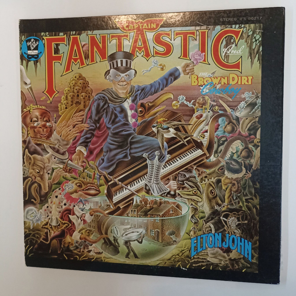 Винтажная виниловая пластинка LP Elton John Captain Fantastic And The Brown Dirt Cowboy (Japan 1975) (No Obi)