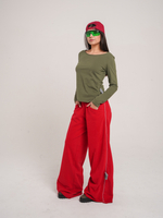 Лонгслив Базовый Хаки