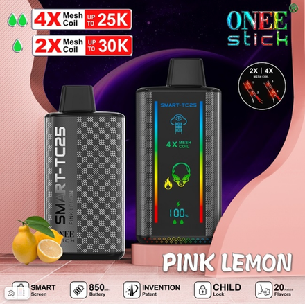 Kangvape TC25K Pink lemon - розовый лимон 25000 затяжек 20мг Hard (2% Hard)