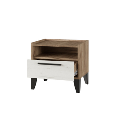 Тумба Модена МТ-20 Дуб крафт табачный/Дуб крафт белый