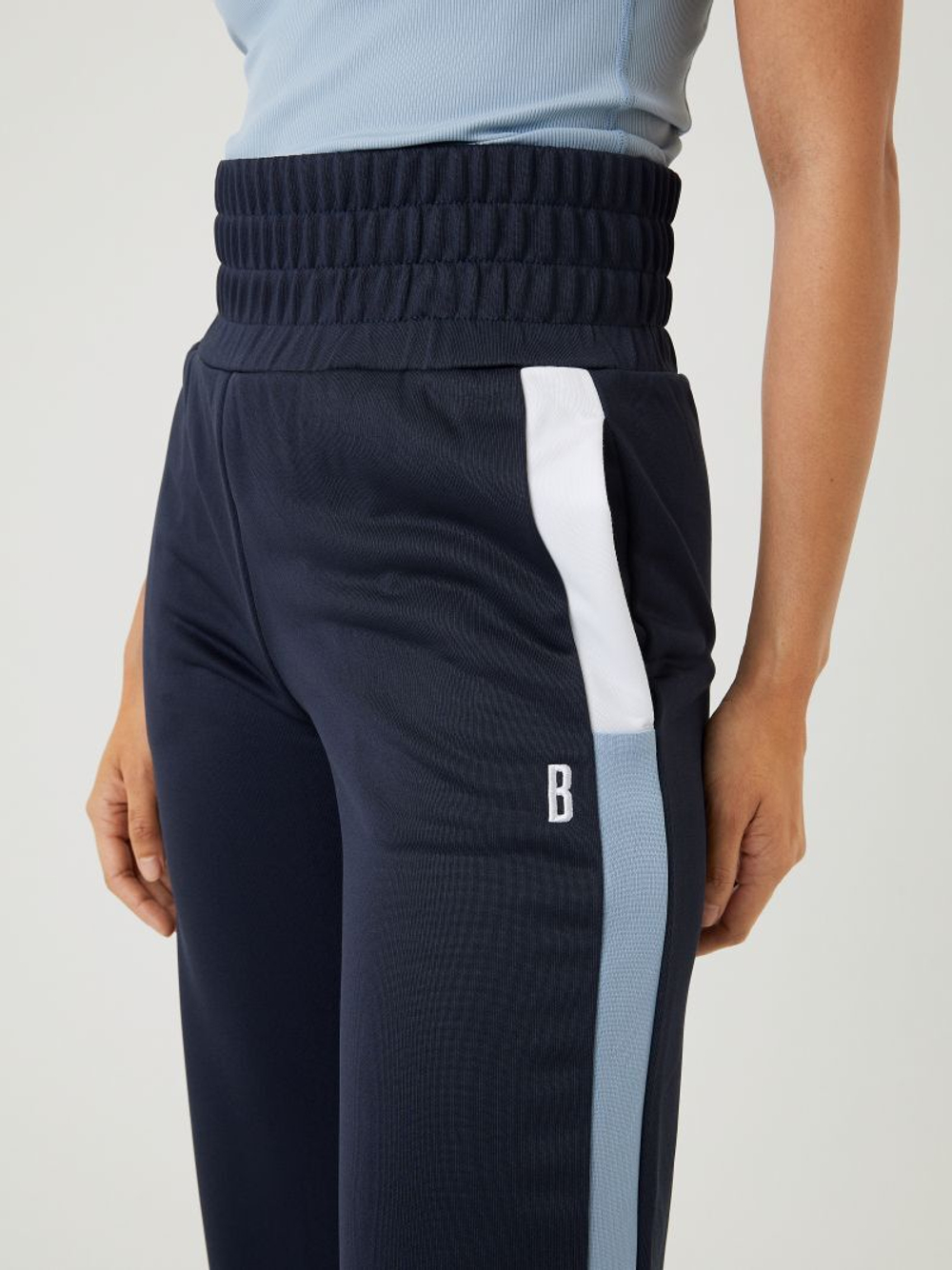 Женские теннисные брюки Björn Borg Sthlm Ace Track Pants - небесный