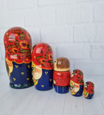 Матрешка "с курочкой" традиция 5мест