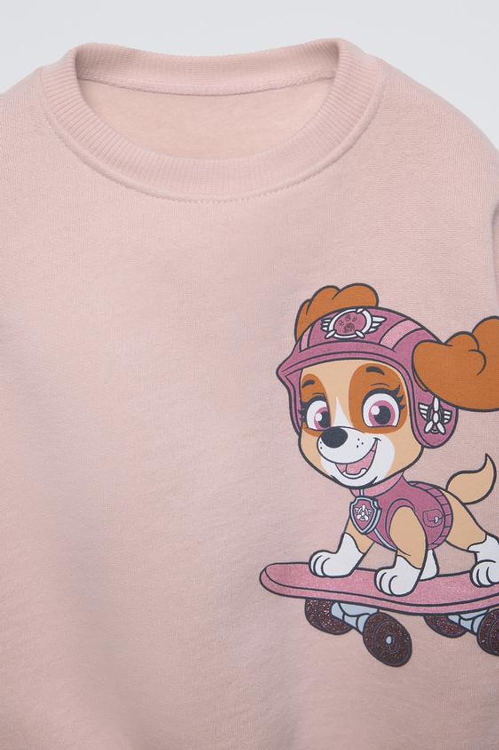 ZARA КОМПЛЕКТ ИЗ МЯГКОЙ ТКАНИ С ПРИНТОМ SKYE PAW PATROL ™, ТЕЛЕСНО-РОЗОВЫЙ