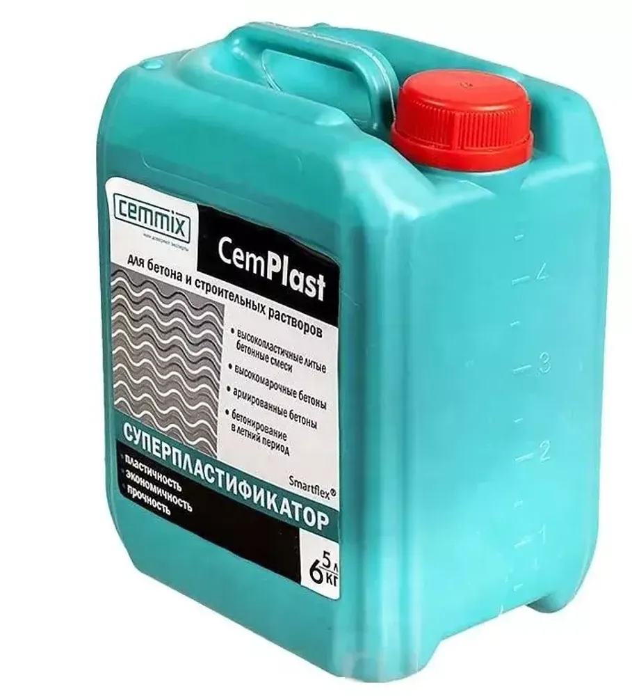 Пластификатор &quot;CEMPLAST&quot; 5л &quot;CEMMIX&quot;