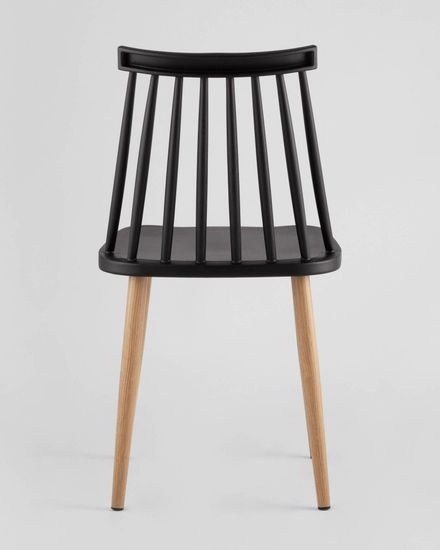 Стул Морган пластиковый черный