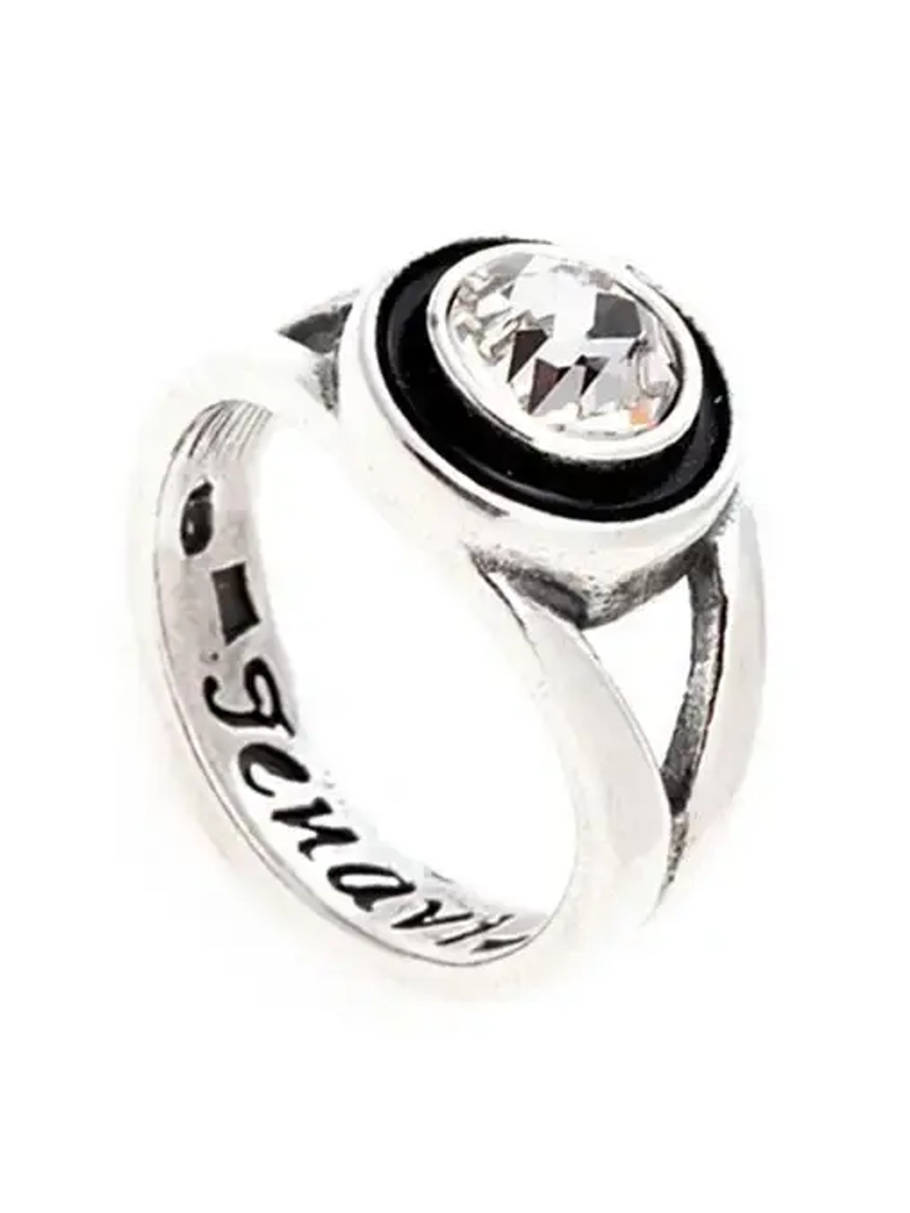 "Гайо" кольцо в серебряном покрытии из коллекции "Мариот" от Jenavi