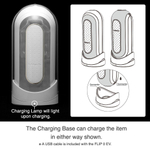 Белый мастурбатор Flip Zero с вибрацией (Цвет: белый)