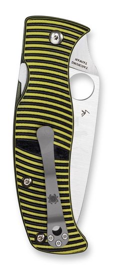 Складной нож Spyderco Spyderco Caribbean C217GS c клинком из стали LC200N Rustproof Steel, рукоять G10