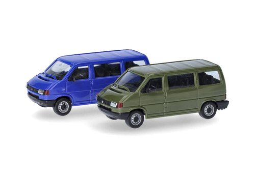 Набор для сборки: Микроавтобус Volkswagen (VW) T4 Bus, , зеленый/синий