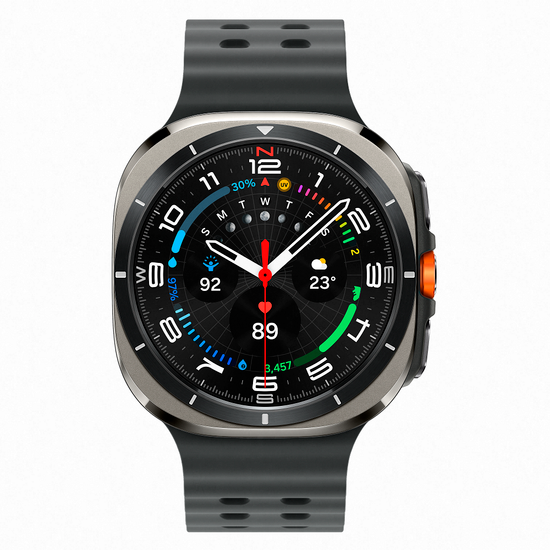 Смарт-часы Samsung Galaxy Watch Ultra 2025 47мм LTE серебряный титан