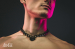 Черный ошейник 42см с ключиком Lola Games Party Hard Embrace 1093-02lola