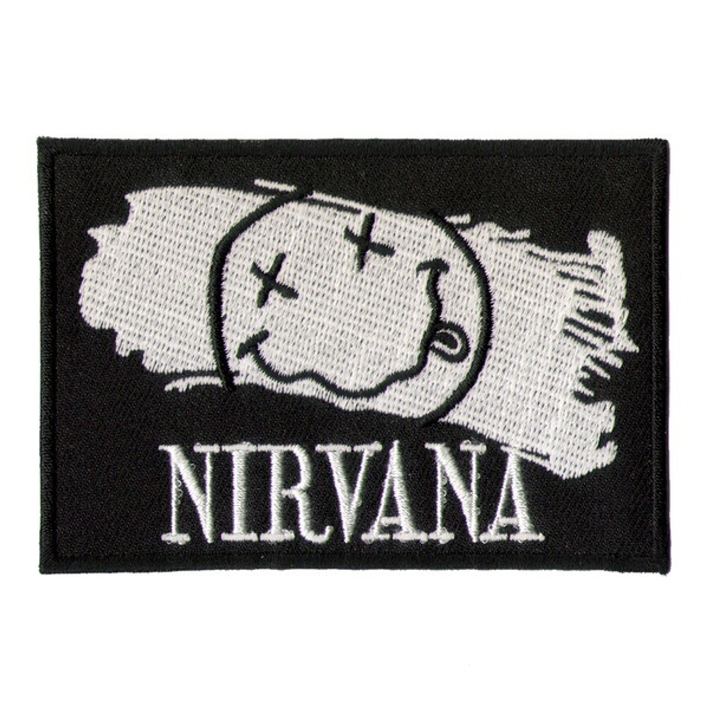 Нашивка Nirvana ч/б