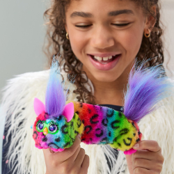 Hasbro Furby DJ Furblets - Растягивающийся интерактивный талисман Дождь-Боу-Кэт G1783