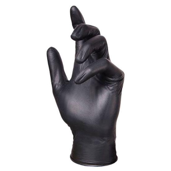 Перчатки Adele размер S нитриловые черные 50 пар/уп