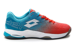 Мужские кросовки для Padel Lotto Superrapida 100 - grenadine red/all white/blue bird