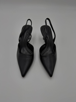 Туфли женские экокожа арт. 86-1 цвет "чёрный"