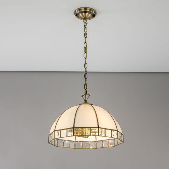 CL440132 Шербург-1 Бел.+Прозр. Св-к Люстра