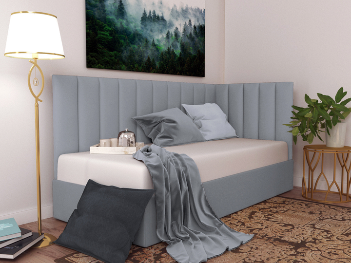 Мягкая кровать с настилом Тахта Лайн, 140х190