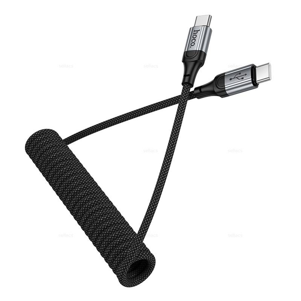 Кабель Type-C на Type-C 60W Hoco X121 (black) (Краснодар склад)