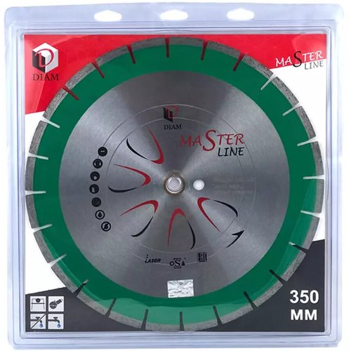 Диск алмазный DIAM Гранит Master Line 350*25,4/20 мм сегмент   000598