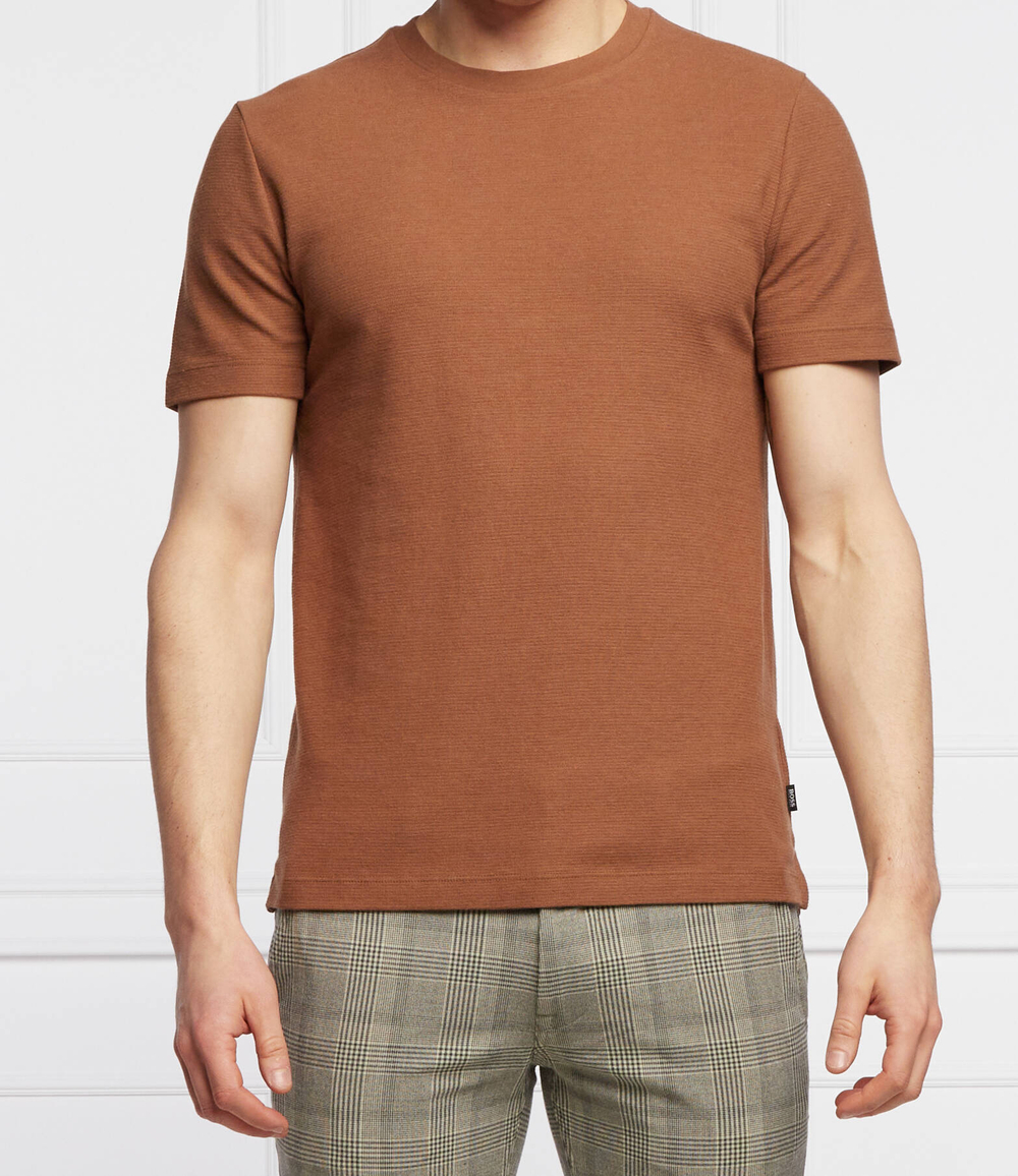 футболка tessler 172 BOSS BLACK - коричневый(50462153)