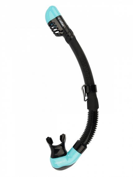 Набор маска+трубка в сумке Sargan Сонора-М прозрачный/светло-бирюзовый