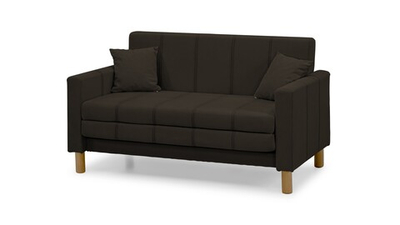 Диван Уют Лайт Velutto 24 120*84*82 см, коричневый Велютто Выкатной Фиеста