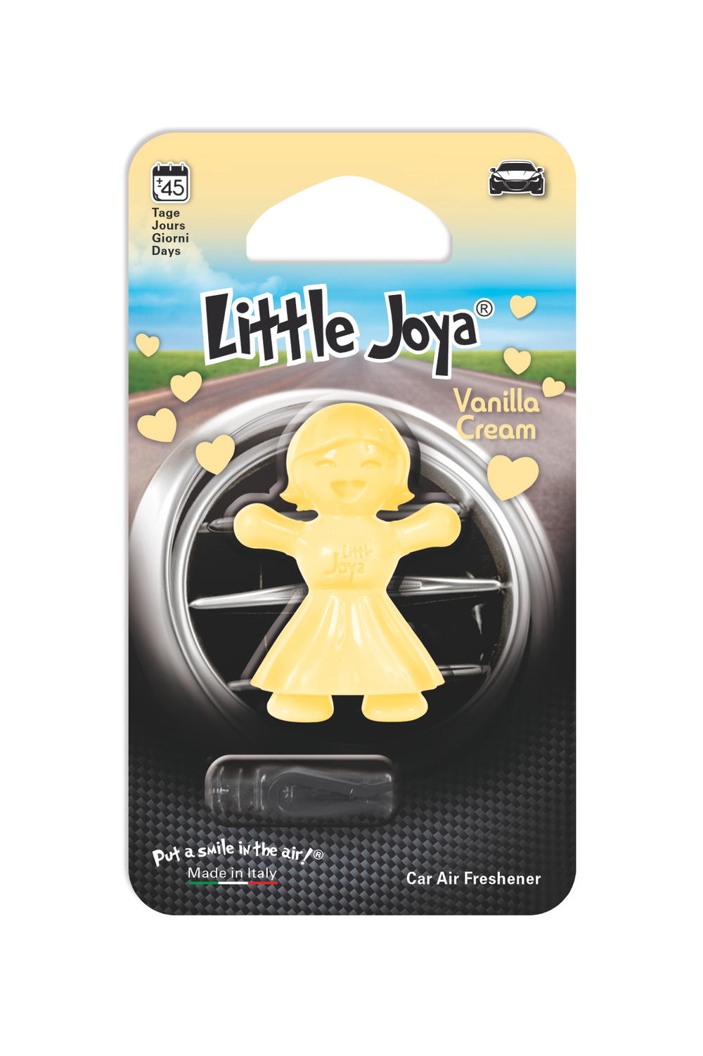Little Joya Vanilla Cream (Ваниль) - yellow Автомобильный освежитель воздуха