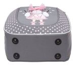 Ранец GRIZZLY анатомическая спинка, с брелоком, для девочек, "RABBIT", 36х29х18 см, RAf-292-3/2