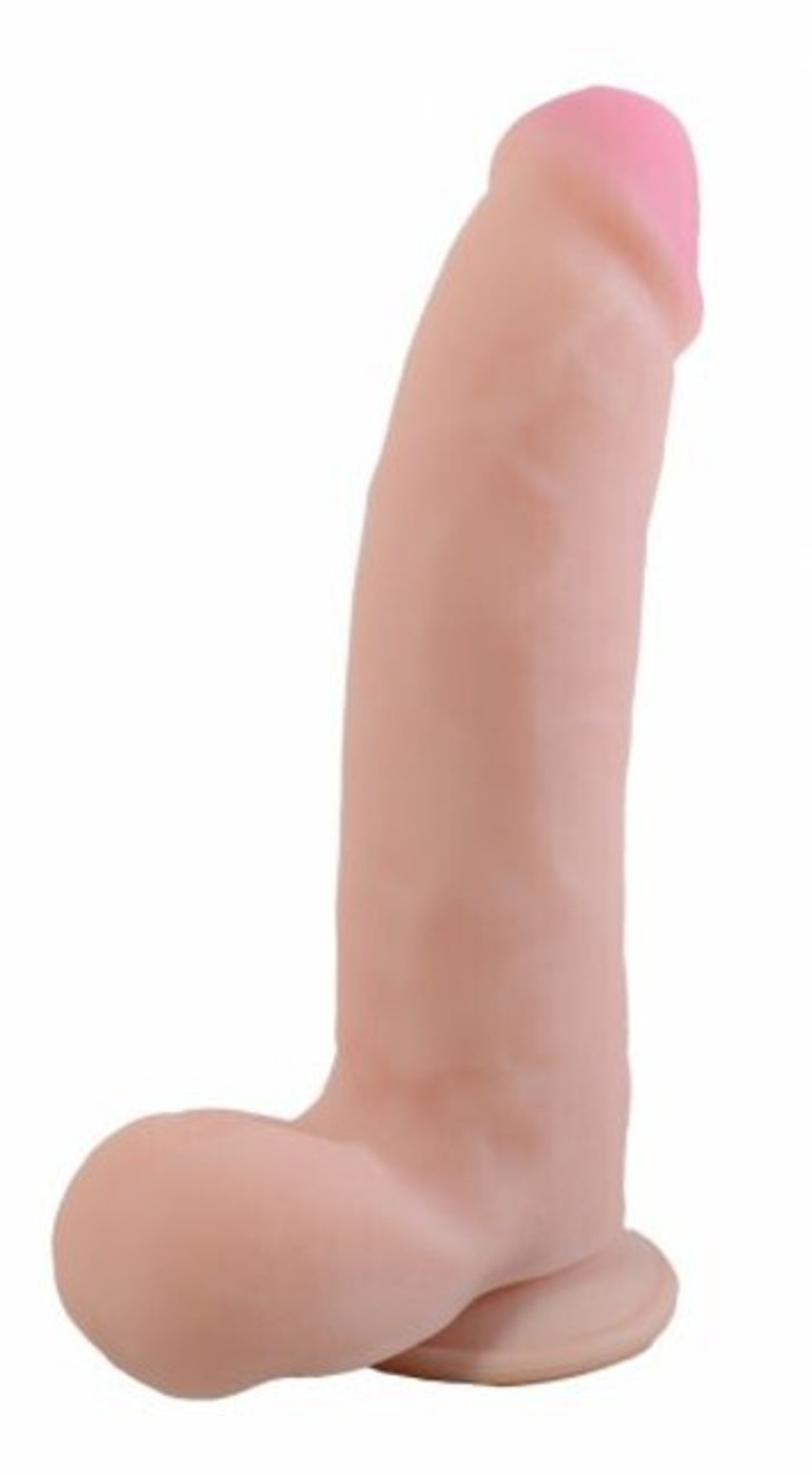 Реалистичный фаллос с мошонкой на присоске Android IV (вторая кожа) (Цвет: телесный)