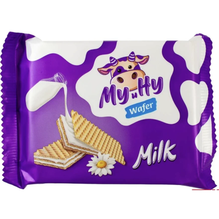 Вафли Му и Ну молочные 70 гр