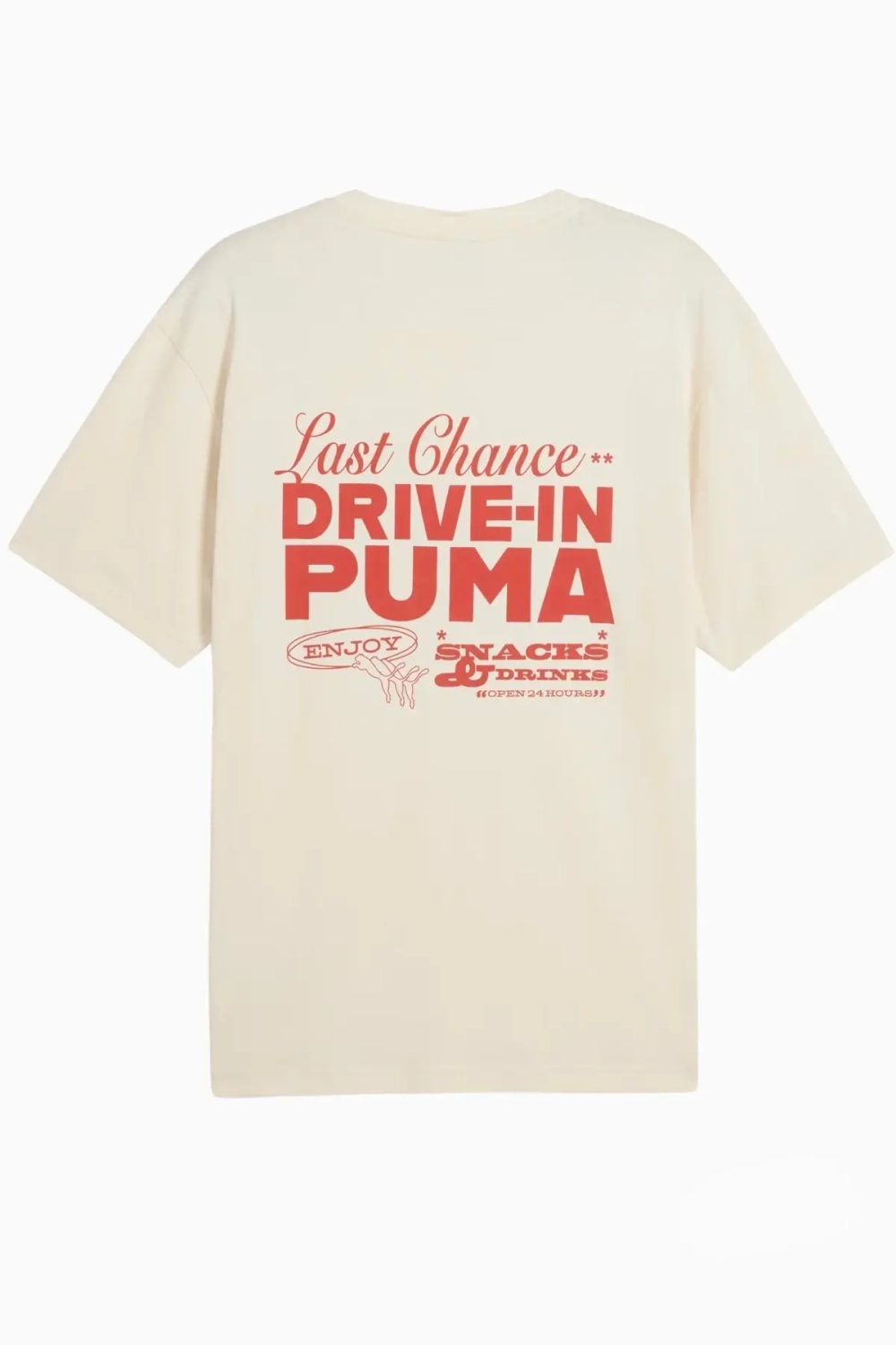 Футболка Puma Graphics Drive-In Tee - бежевый