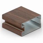 Вертикальный профиль П (5,40 м) Мокко глянец