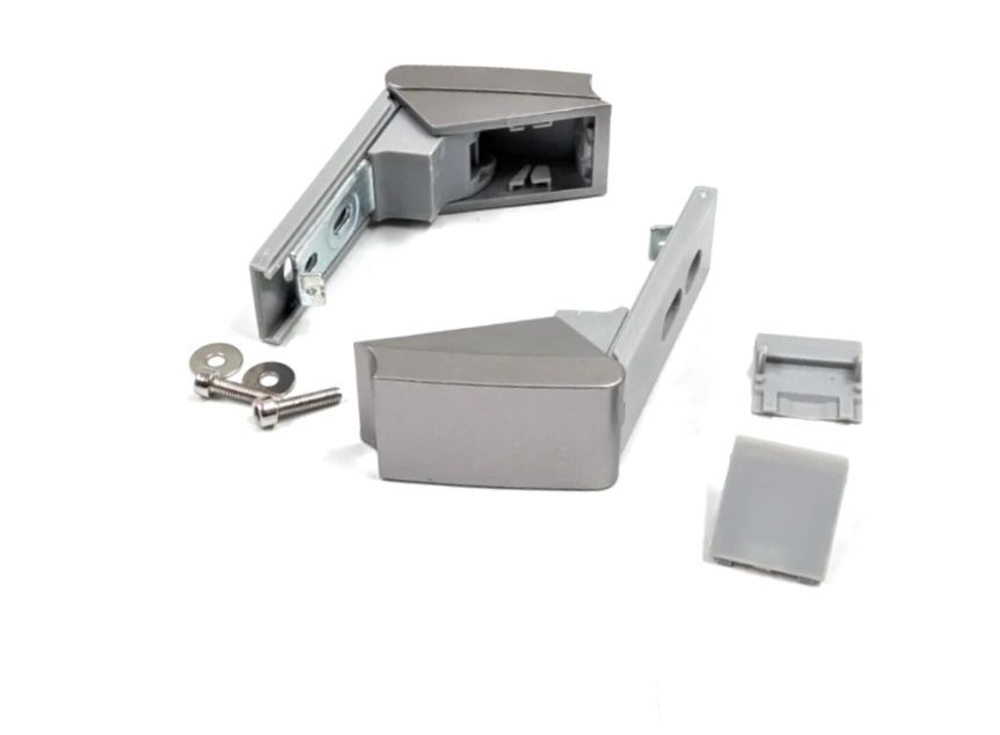 Ремкомплект ручки двери холодильника Liebherr 959017800013 цвет серый