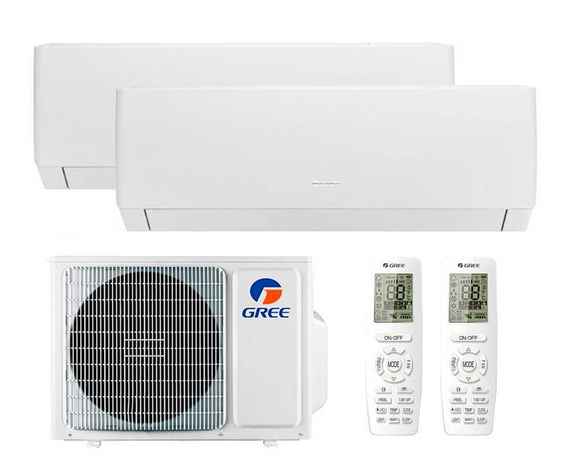 Мульти сплит-система Gree 2 х GWH09AGAXA-K6DNA4C/I / GWHD(14)NK6OO (LCLH)