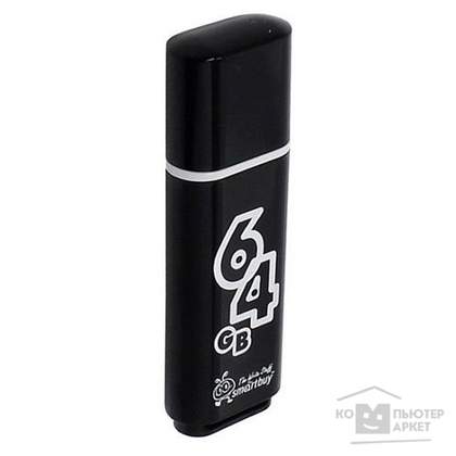 64GB USB Smartbuy Glossy series black
