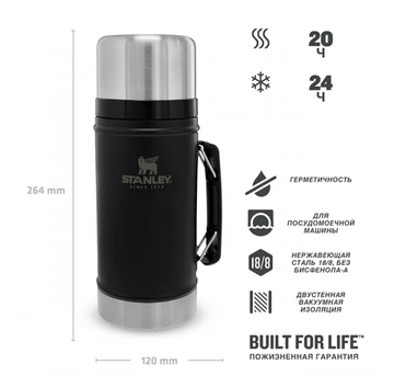 Термос для еды STANLEY Classic 0,94L 10-07937