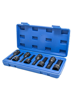 Набор головок-бит TORX ударных 1/2'', 8пр.(Т30,40,45,50,55,60,70,80),в кейсе RockForce##Rock FORCE RF-4088MPB