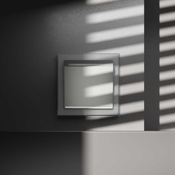 Выключатель встраиваемый S70 карточный 16А, (сталь) Voltum VLS010705