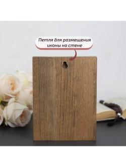 Покров Пресвятой Богородицы икона деревянная резная, бук