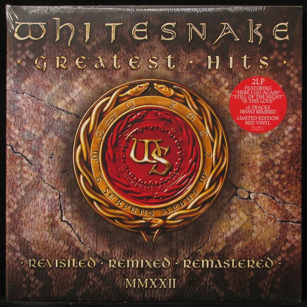 Whitesnake - Greatest Hits (2LP, Limited Red vinyl) Revisited Remixed & Remastered