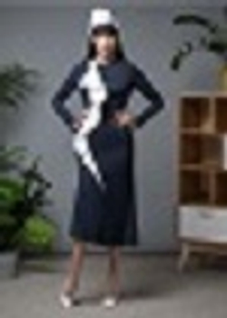 08-02-23 FW Платье-футляр с белым воланом по полочке синее