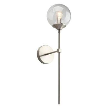 Бра 1*E14 APL.908.11.01 никель Dominika Aployt