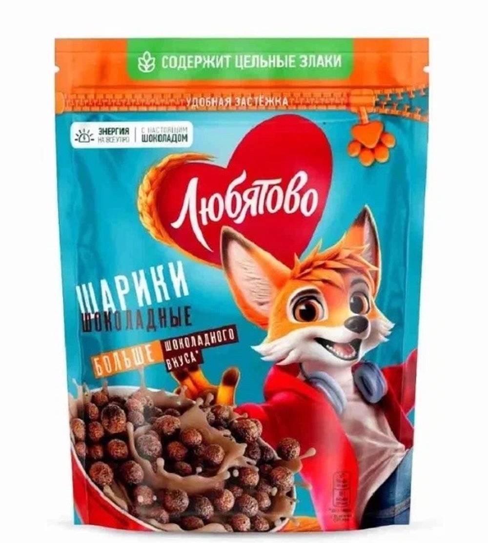 Шарики "Любятово" шоколадные 200г