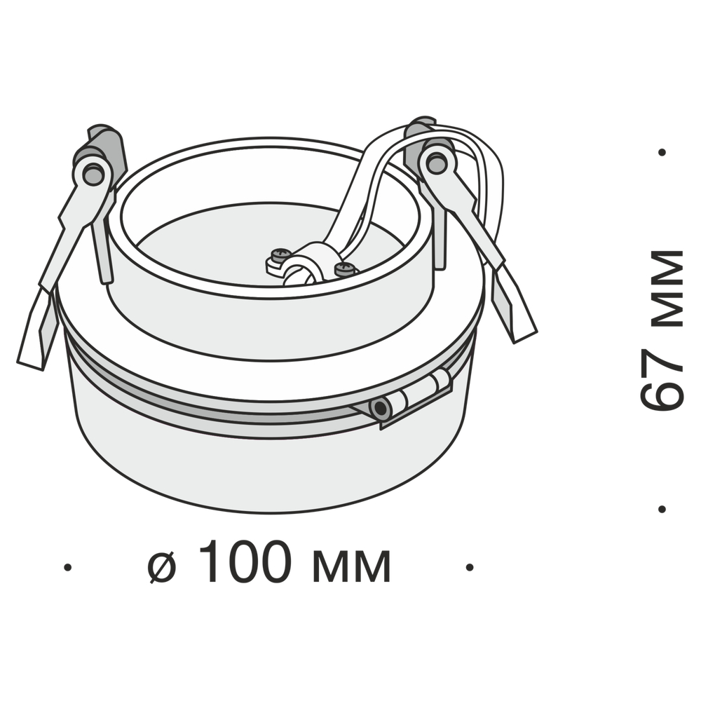 Встраиваемый светильник Technical DL2003-L12W4K